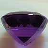 Amethyst Square Cushion Gem 50ct side view