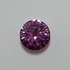 Purple Sapphire Round 0.71ct natural 