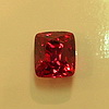 Spinel intense red Cushion Cut 1.16ct Burmese natural